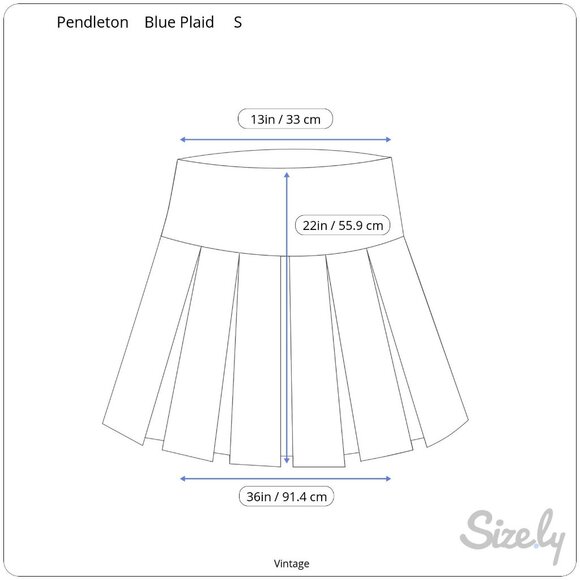 Pendleton Vintage Wool Green Blue Tartan Plaid Pleated Cheerleader Mini Skirt S - Picture 8 of 8